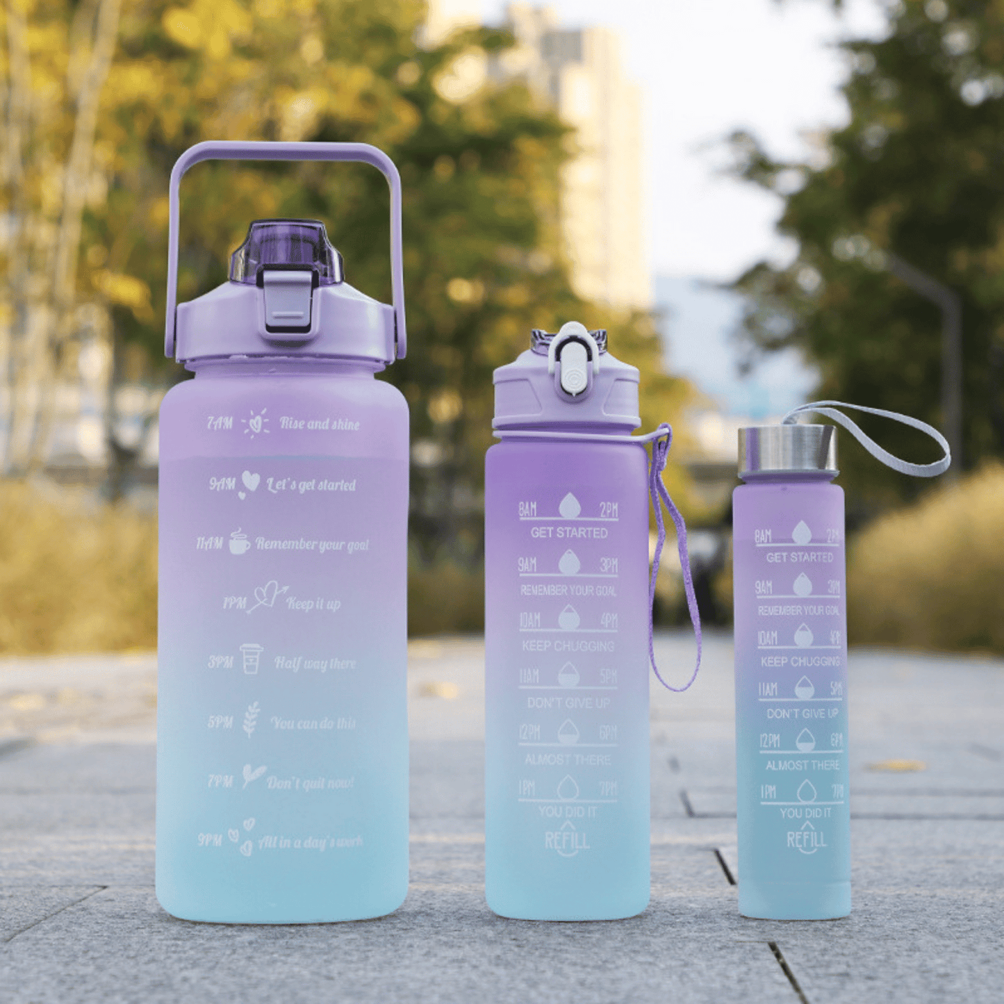 Motivating Drinking Bottle - Drink More in Everyday Life