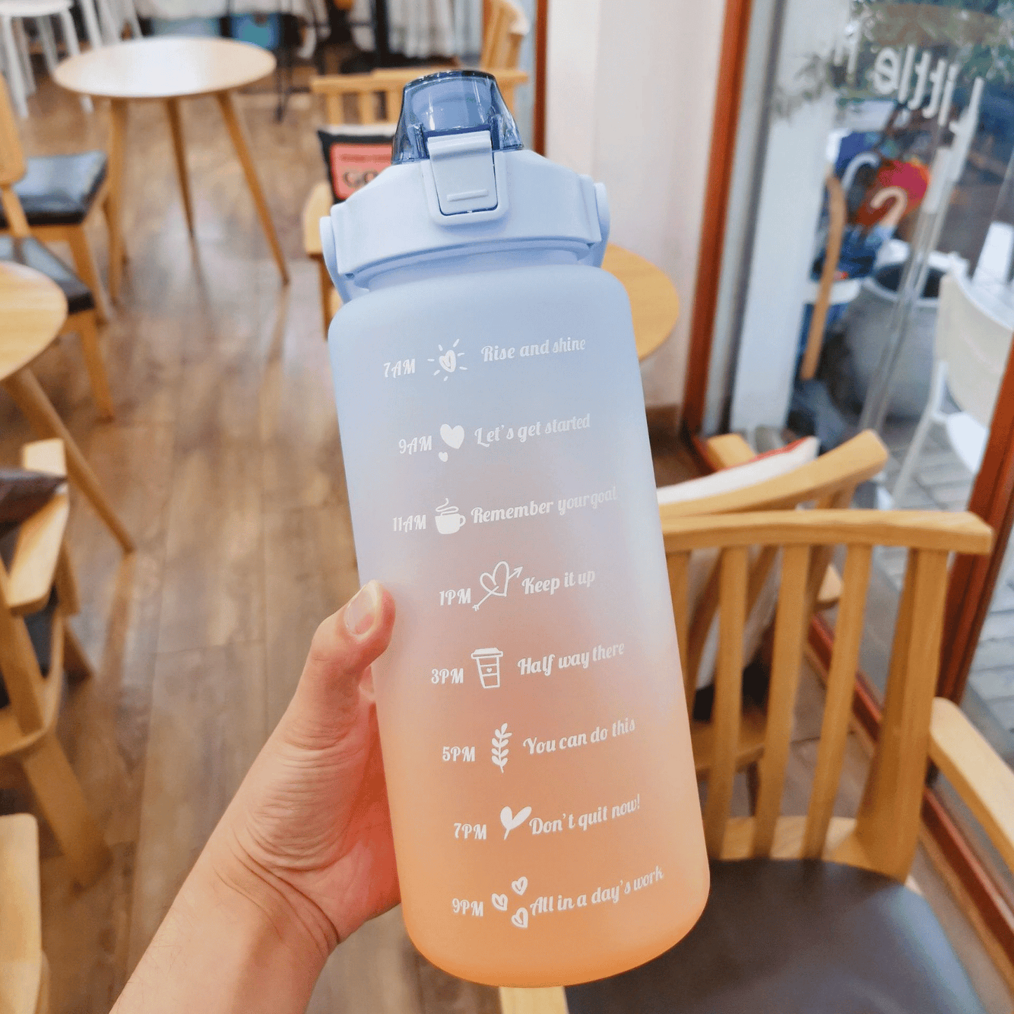 Motivating Drinking Bottle - Drink More in Everyday Life