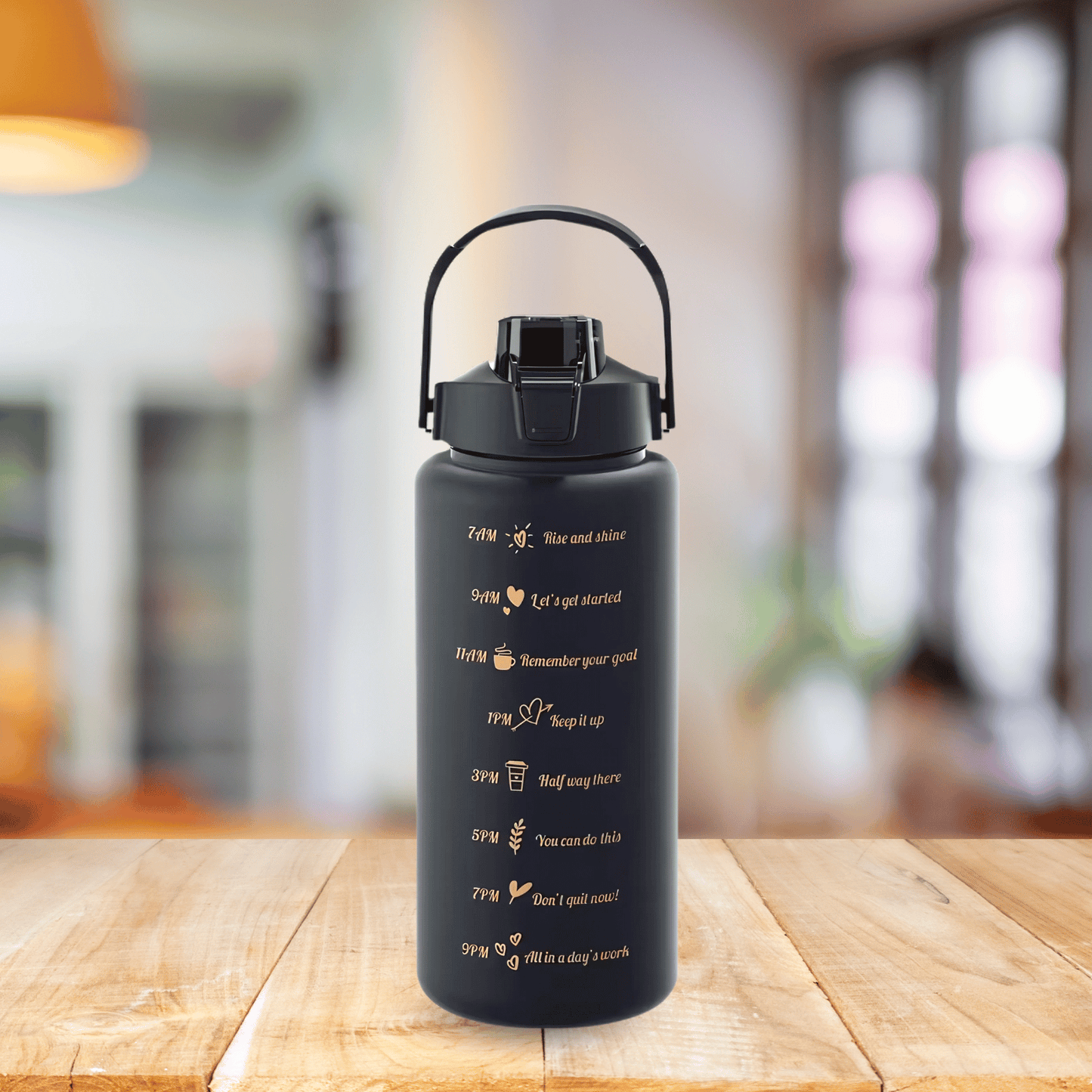 Motivating Drinking Bottle - Drink More in Everyday Life