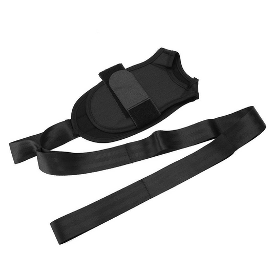 Fitness stretching band | Yoga strap with loops 