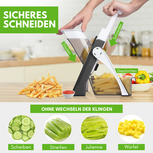 Time-saving vegetable cutter - slices, strips and more!