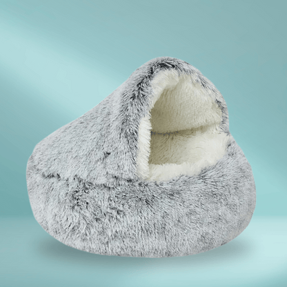 Lit en peluche | Lit douillet pour chat en peluche