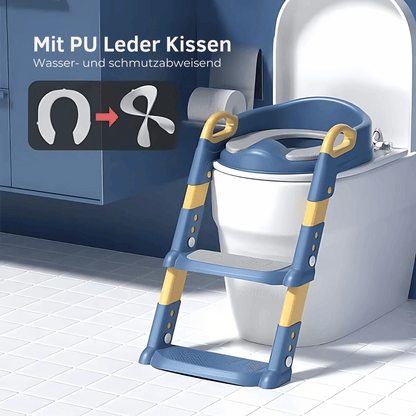 Faltbare Toilettensitz-Leiter für Kinder