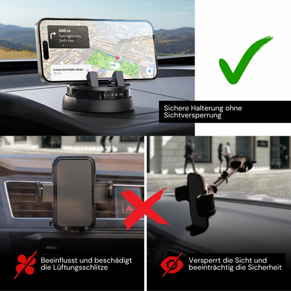 LISEN 360° support téléphone portable voiture