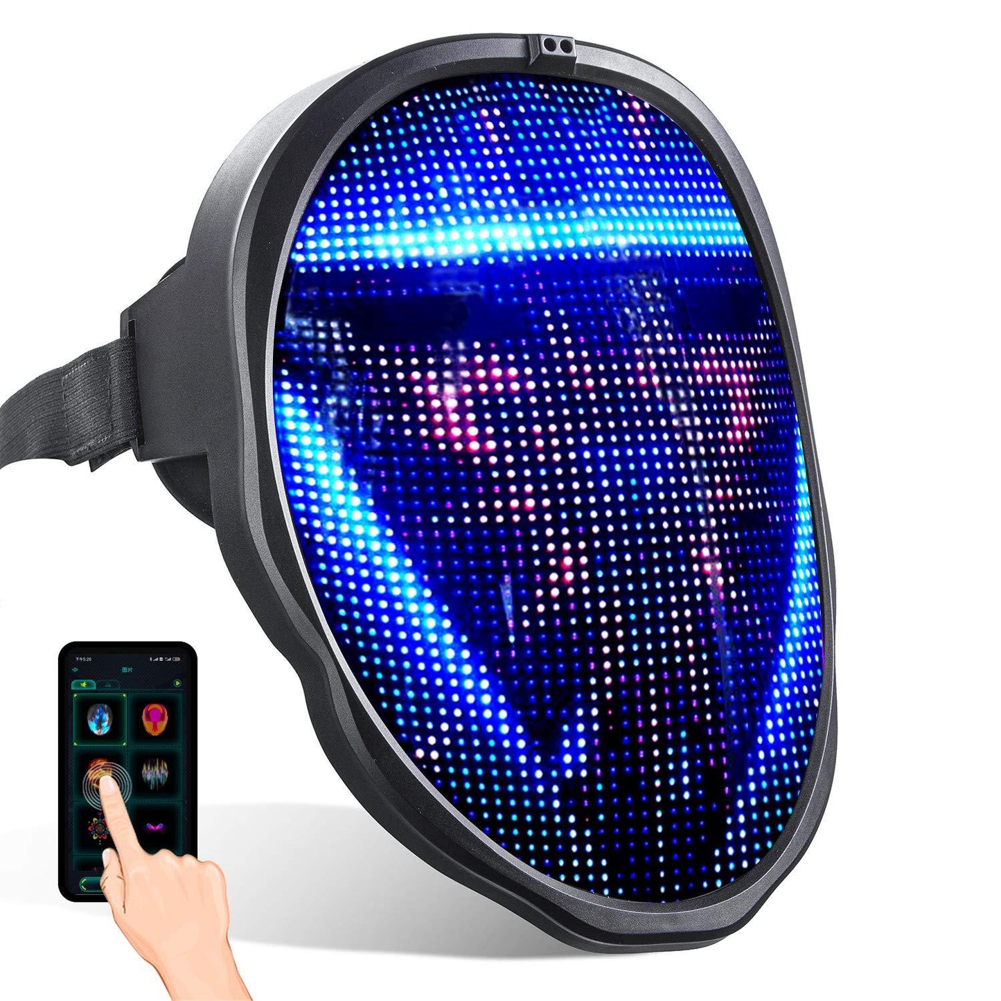 LED SMART MASK für Halloween - Immer die passende Verkleidung