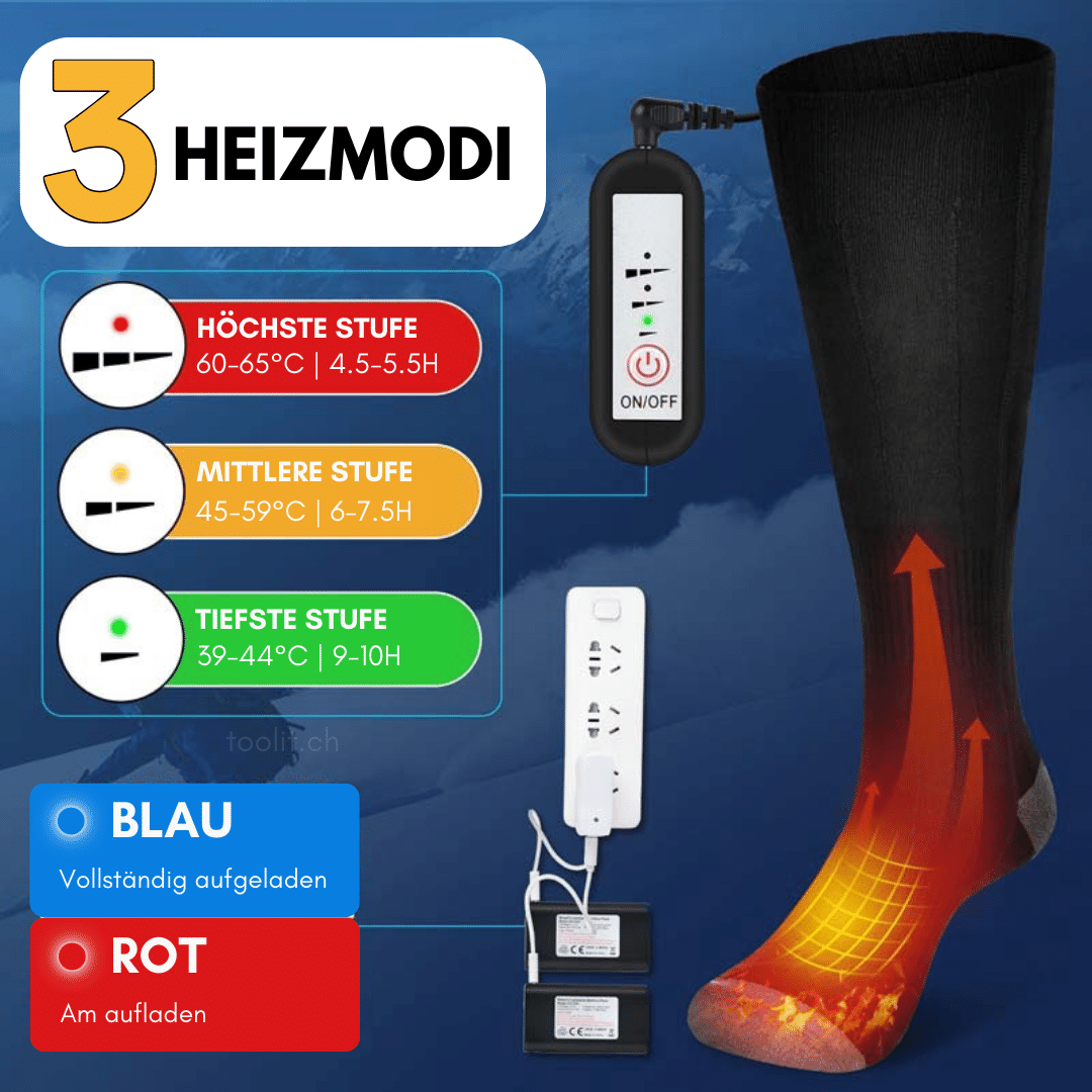 HeatSocks  - beheizbare Socken wiederaufladbar