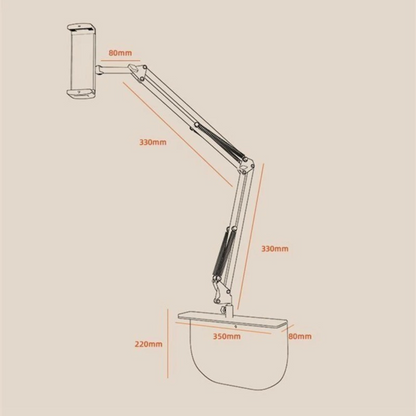 Support pour téléphone portable et tablette réglable à 360°