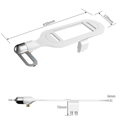 Fixation bidet PHITO pour siège de toilette