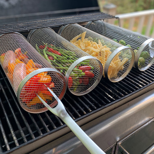 Ensemble de petits pains à griller pour légumes et viandes