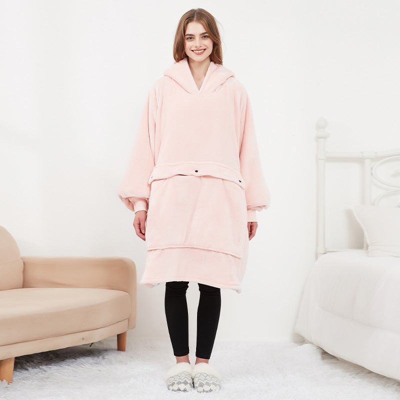 USB Heated Hooded Lazy Sleepwear