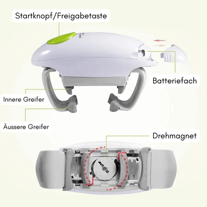 Elektrischer "OneTouch"-Glasöffner