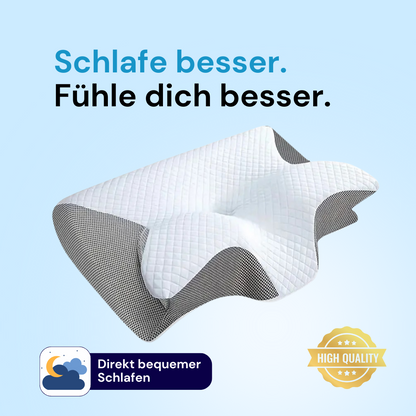 2in1 Ergonomisches Kissen - Erholsamer Schlaf ohne Verspannungen