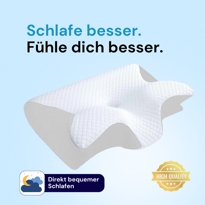 2in1 Ergonomisches Kissen - Erholsamer Schlaf ohne Verspannungen