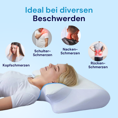 2in1 Ergonomisches Kissen - Erholsamer Schlaf ohne Verspannungen