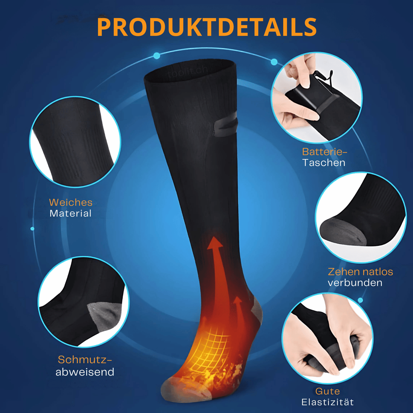 Heated Socks - für winterliche Temperaturen entwickelt