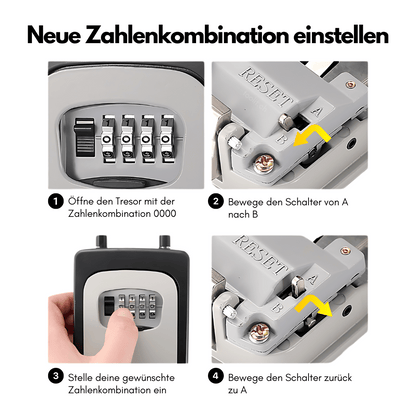 Schlüsseltresor mit Code