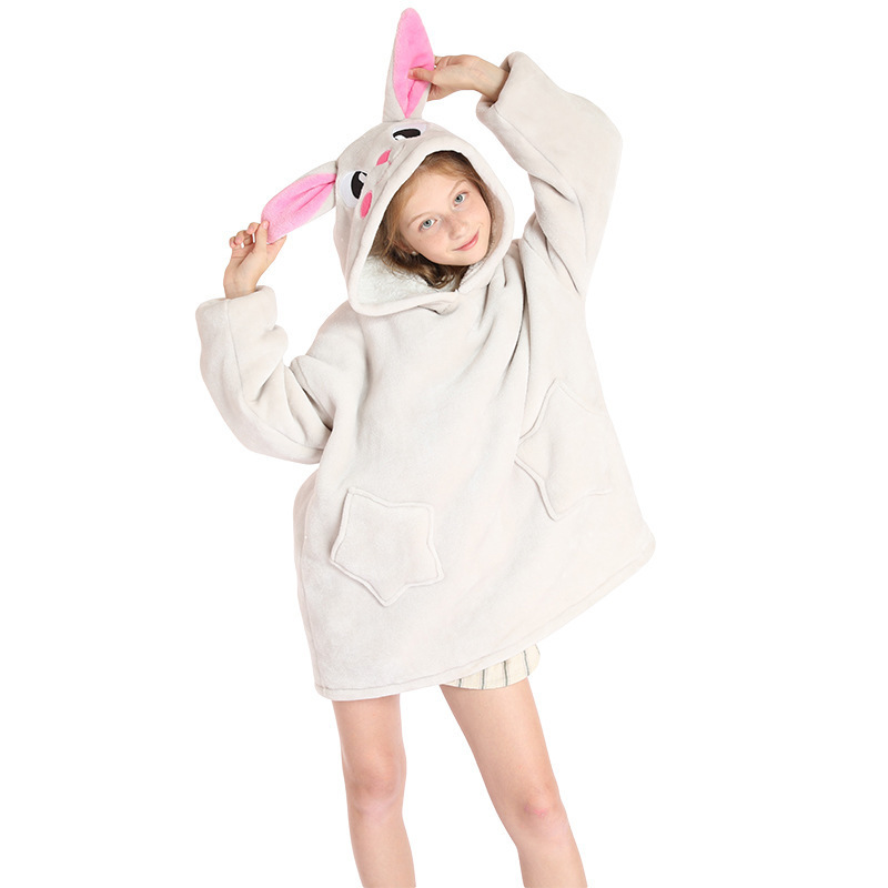 Cozy Blanket Hoodie for Kids