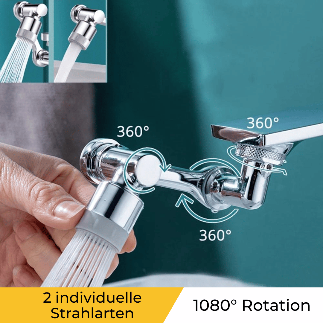 1080° rotating faucet attachment