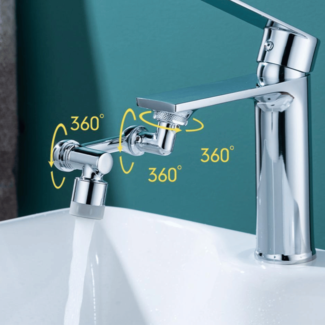 1080° rotating faucet attachment